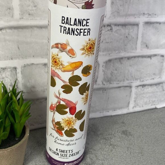 Belles and Whistles Koi Pond Balance Transfers by Dixie Belle 24 X 38 - Picture 2 of 6